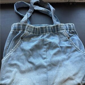 Denim tote bag
